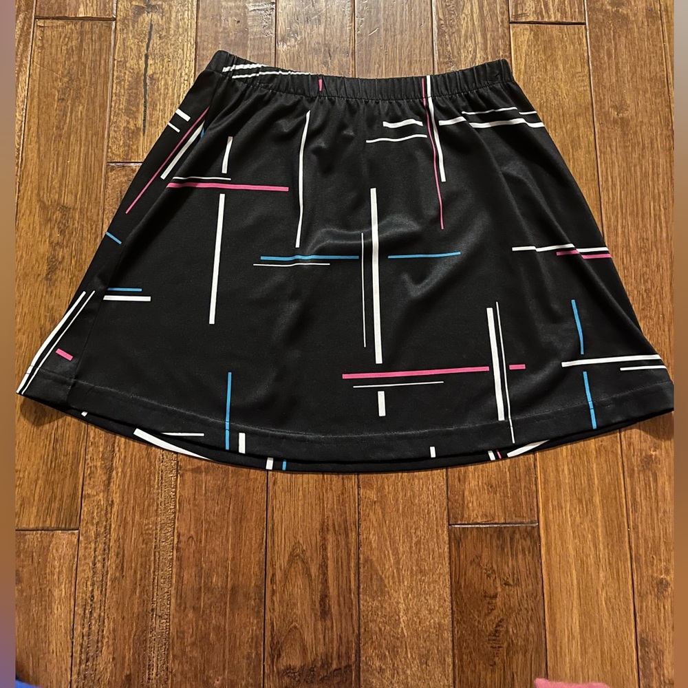 LBH Lily’s of Beverly Hills Vintage retro geometric skirt Small